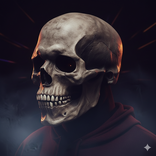 Mascara realista calavera 💀🔥🎃