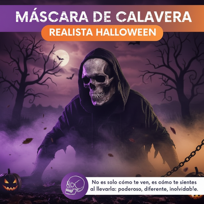 Mascara realista calavera 💀🔥🎃