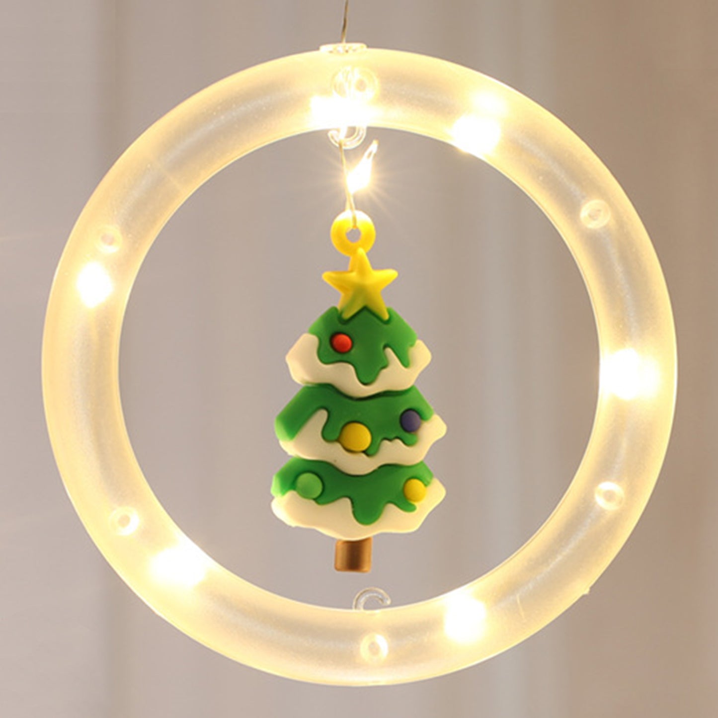 Navidad Multicolor Cascada Aros/bolas 🎄