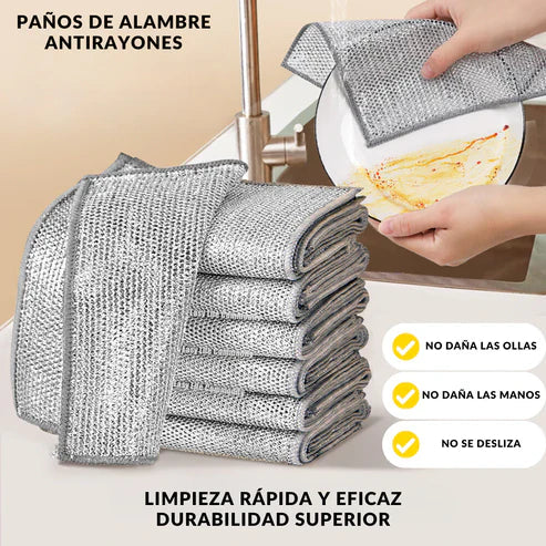 Llévate 5 Paños CleanPro y olvídate del desorden en casa