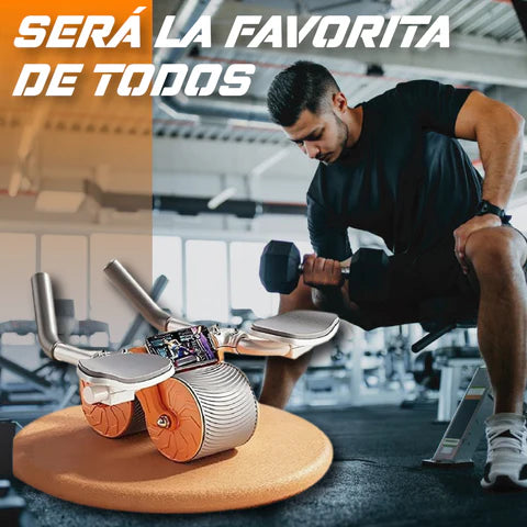 Rodillo abdominal 💪🏻: con rebote automático y pantalla inteligente