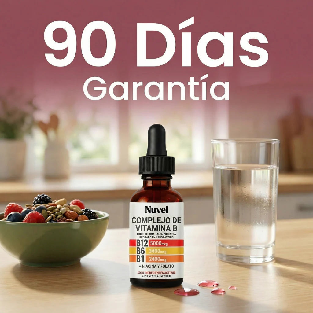Recupera tu chispa: Complejo Vitamínico B de Alta Absorción para un día sin agotamiento-Combo 2x1