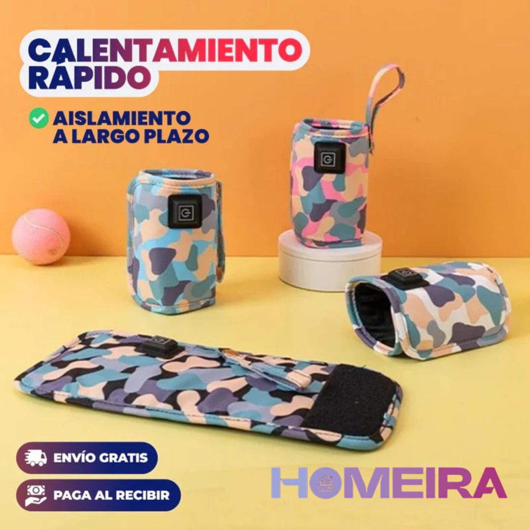 Calentador portátil para tetero con carga USB