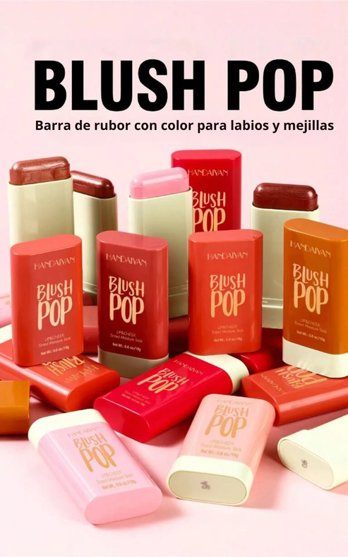 Blush Pop - Rubor en Barra para un Look Natural y Radiante