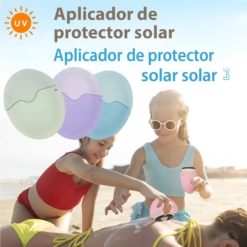 ☀️ SunRoll – Aplicador de protector solar, incluye cordón de trasnsporte