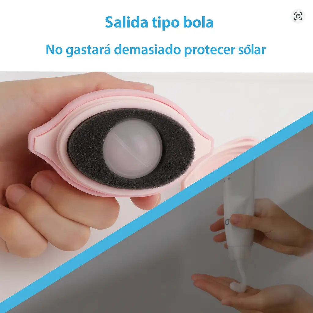 ☀️ SunRoll – Aplicador de protector solar, incluye cordón de trasnsporte