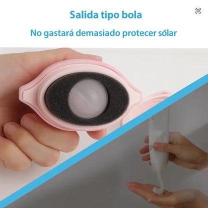 ☀️ SunRoll – Aplicador de protector solar, incluye cordón de trasnsporte