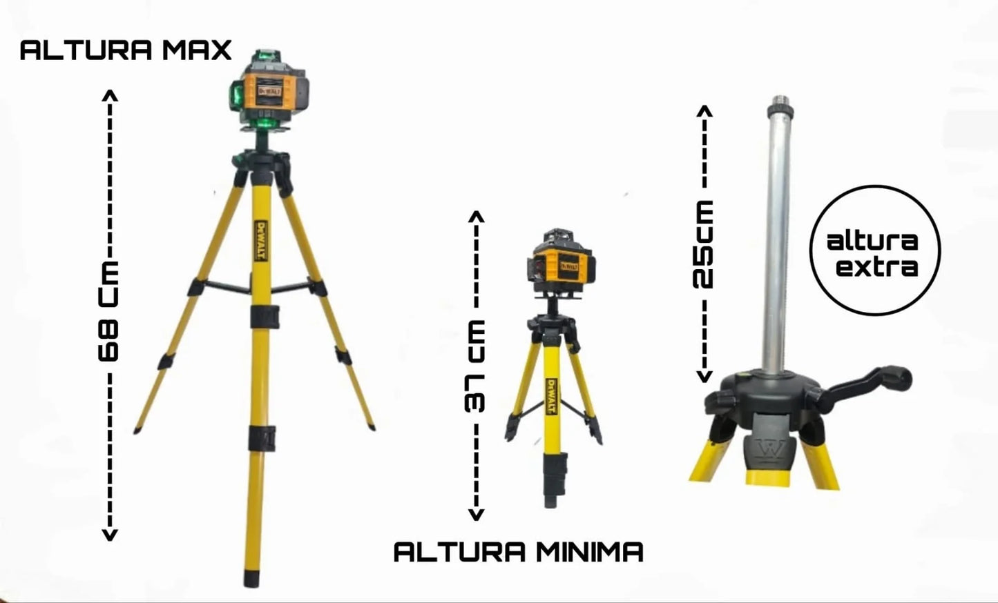 Nivel Láser DEWALT 16 Líneas 360° – Precisión Profesional en Cada Medición