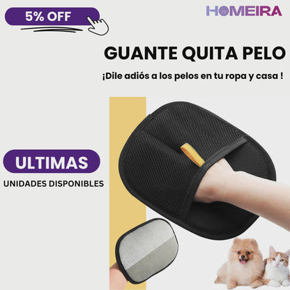 🧤💜Guante electroestático quita pelos 🙀🐶