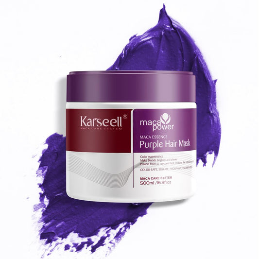 Transforma tu cabello con la mascarilla capilar morada Karseell purple
