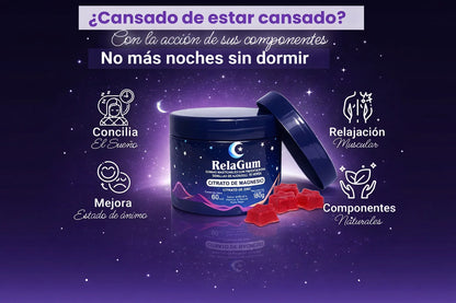 Relagum: apoyo natural para relajarte y mejorar tu rutina de sueño