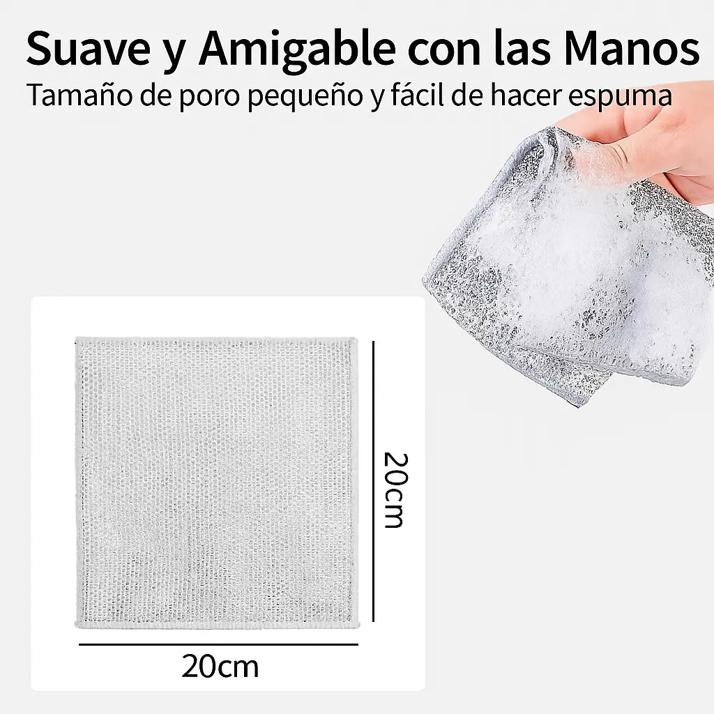 Llévate 5 Paños CleanPro y olvídate del desorden en casa