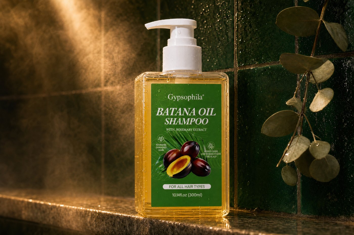 Shampoo de batana en la ducha