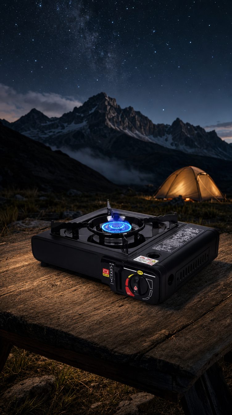 Estufa portátil de camping a gas
