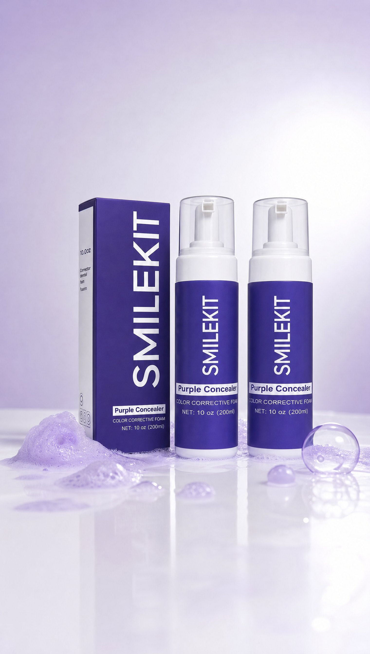 SMILEKIT Espuma Morada Blanqueadora